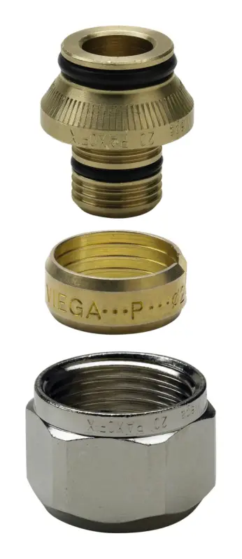 Viega Verschraubung Raxofix 5381.5 16xG 3/4, Messing vernickelt Neu Im Sortiment