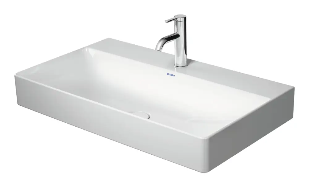 Duravit DuraSquare Waschtisch 1 Hahnloch 800 x 470 mm - Weiß Hochglanz Saisonangebot