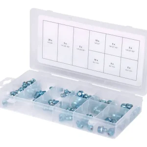 Letzte Chance KS Tools Sortiment Schmiernippel, metrisch & Zoll, 70-teilig