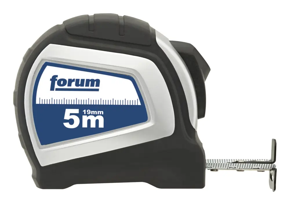 Forum Taschenbandmaß Autolock 5m x 19 mm weiß Billig