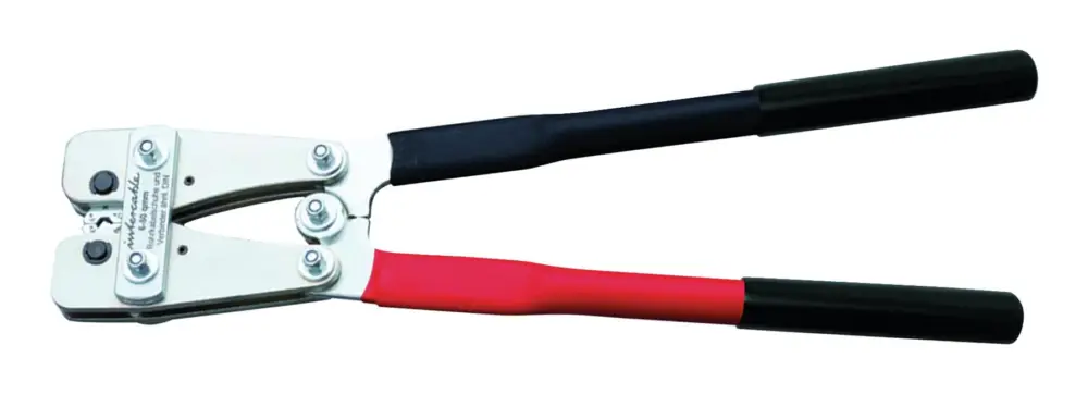 Expressversand Intercable Mechanisches Presswerkzeug für Rohrkabelschuhe und Verb. 6-50 qmm