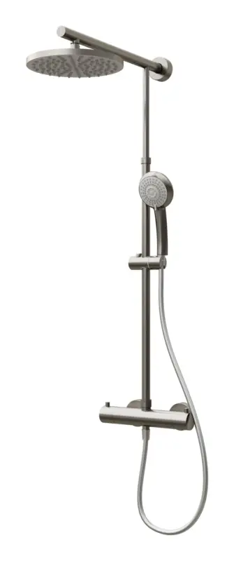 Schulte ExpressPlus 72H DuschMaster Rain Classic mit Thermostat, Kopfbrause rund - edelstahloptik Sonderangebot