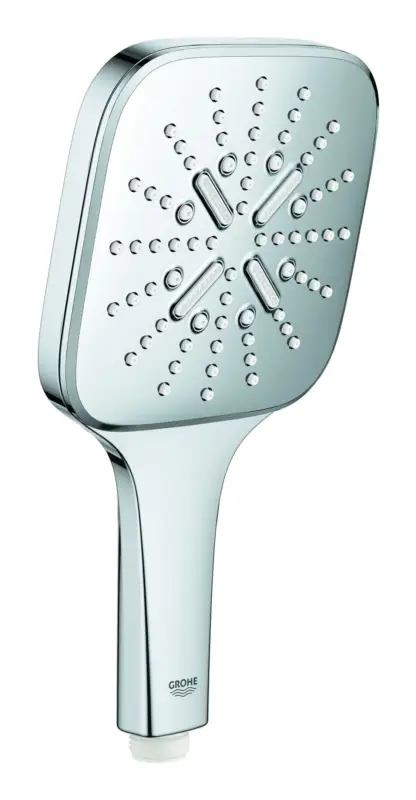 Zertifiziert Grohe Rainshower SmartActive Cube 130 Handbrause 3 Strahlarten - Chrom