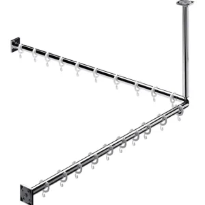 Emco system 2 Duschvorhangstangen-Set 1000 mm - Chrom Direkt Vom Hersteller