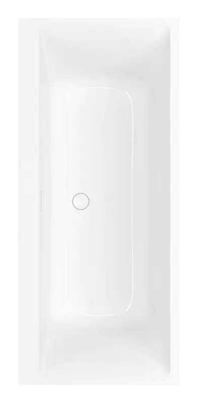 Sale Villeroy & Boch Subway 3.0 Rechteckbadewanne mit SilentFlow innen oval 1700 x 750 mm - Weiß Alpin / Verchromt
