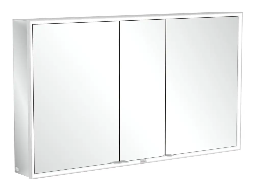 Villeroy & Boch My View Now Vorbau-Spiegelschrank 3 Türen mit Beleuchtung (2x LED) smarthome-fähig 1300 x 750 x 168 mm Begrenztes Angebot