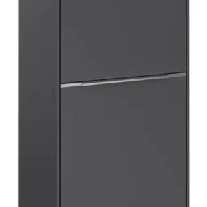 Villeroy & Boch Subway 3.0 Hochschrank 1 Auszug 1 Tür Anschlag rechts 400 x 346 x 860 mm - Graphite / Aluminium glänzend Nur Für Kurze Zeit