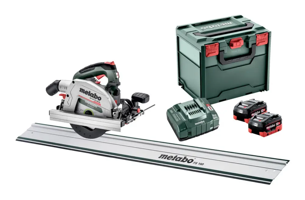 Expressversand Metabo Set KS 18 LTX 66 BL Akku-Handkreissäge 2 x 8 Ah LiHD in MetaBox