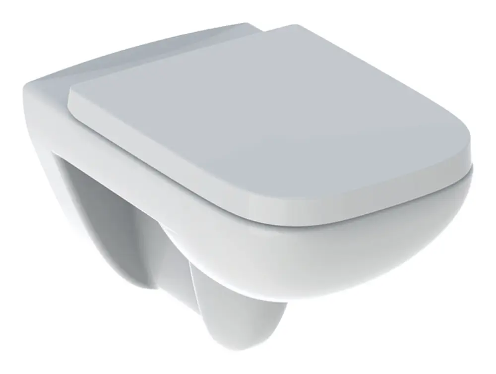 Geprüft Geberit Renova Plan Set Tiefspül-WC mit WC-Sitz Rimfree wandhängend 360 x 385 x 540 mm - Weiß