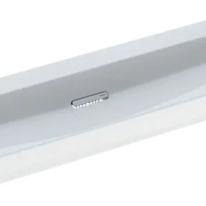 Zertifiziert Geberit ONE Waschtisch ohne Hahnloch ohne Überlauf 1200 x 484 mm - Weiß / Weiß glänzend mit KeraTect