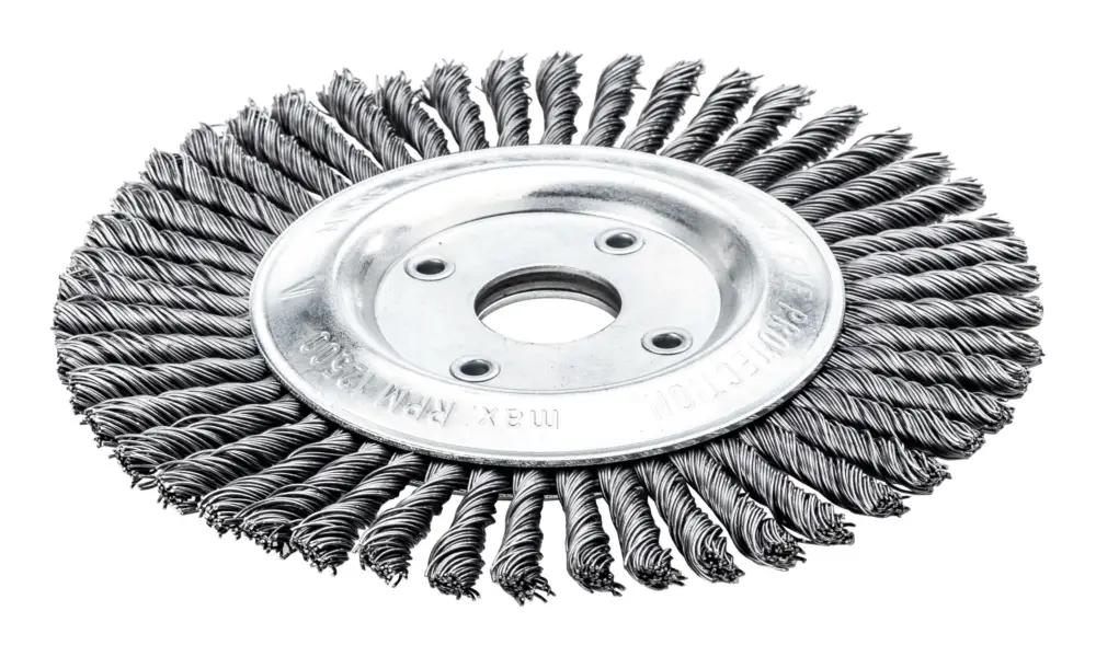 Lessmann Pipelinebürste Stahldraht 125 x 6 mm gezopft 0,5 mm Mega-Angebot