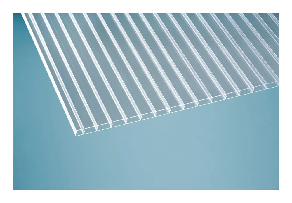 Deluxe Polycarbonat Hohlkammerplatte Esthetics 980 x 3500 x 16 mm - Klar Meistverkauft