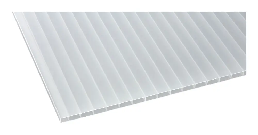 Premium Acryl Stegplatte 1200 x 3000 x 16 mm - Opal-Weiß Finale Aktion
