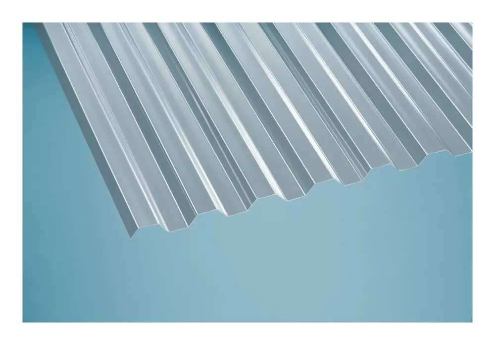 Einsteiger PET Profilplatte Trapez 70/18 1090 x 5000 x 1,1 mm - Klar Direkt Vom Hersteller