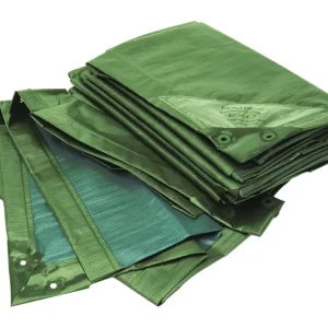 Rainexo Abdeckplane, 150g/qm, 3 x 4m, gr/bl Garantierte Lieferung