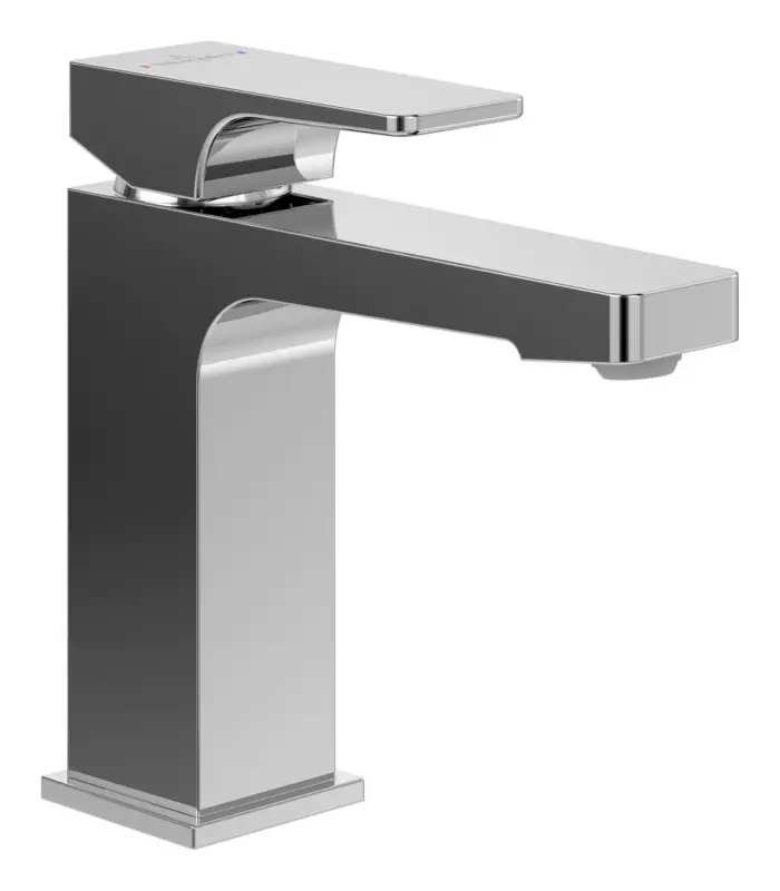 Top-Seller Villeroy & Boch Architectura Square Einhebel-Waschtischarmatur, ohne Ablaufgarnitur, Standmontage - Chrom