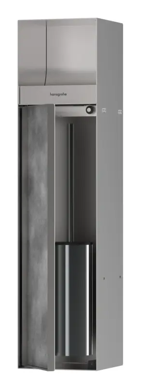 Hansgrohe XtraStoris Rock Einbau Toilettenbürstengarnitur - Edelstahl gebürstet Angebot