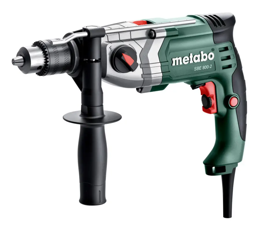 Nur Heute Metabo SBE 800-2 Schlagbohrmaschine mit Zahnkranzbohrfutter im Kunststoffkoffer