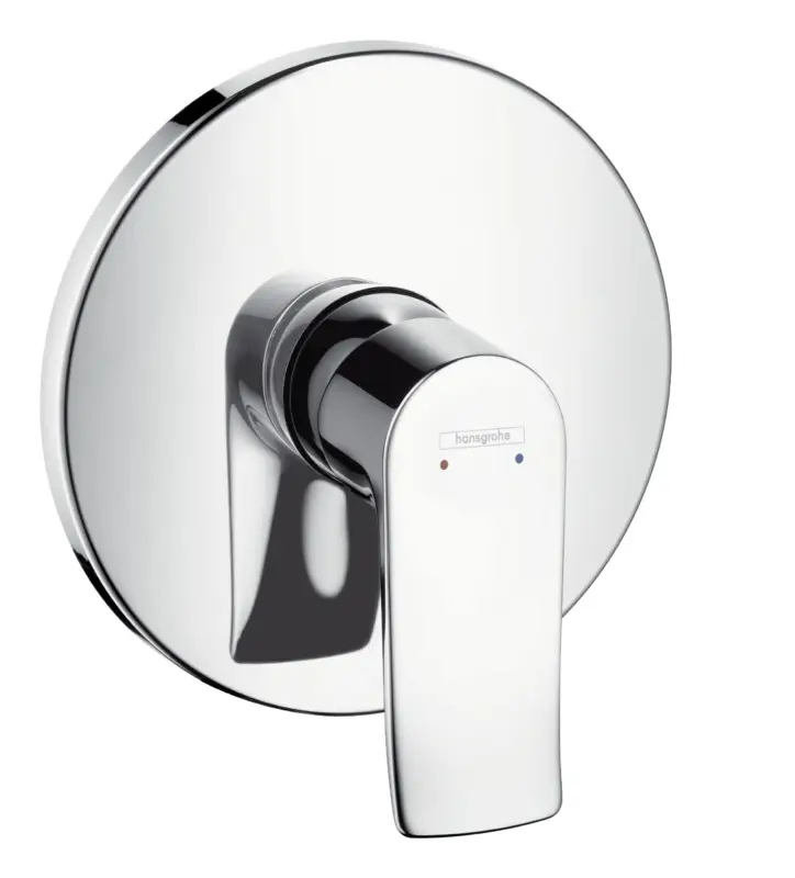 Markenprodukt Hansgrohe Metris Einhebel-Brausemischer Unterputz rund - Chrom