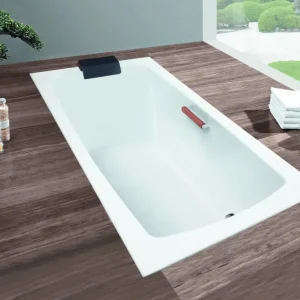 Begrenztes Angebot Hoesch Largo Rechteckwanne Einsitzer 1700 x 900 mm - Weiß