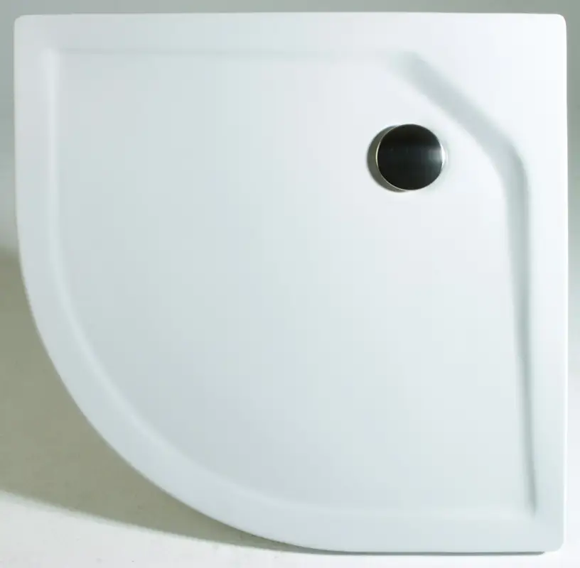 Schulte Viertelkreisduschwanne extra-flach 800 x 800 mm (Radius 550 mm) - Alpinweiß Beliebt
