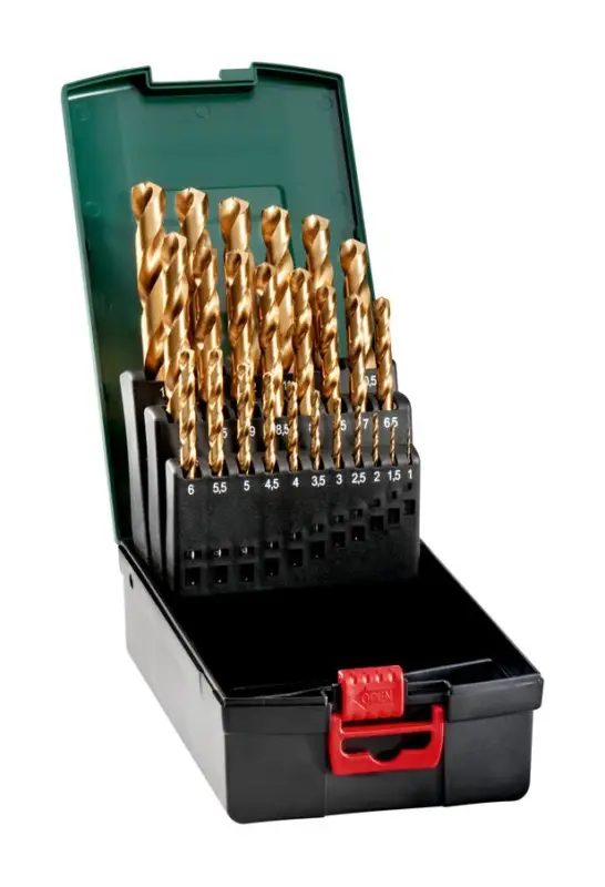 Bestseller Metabo HSS-TiN-Bohrerkassette 25-teilig