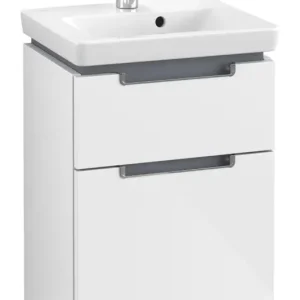 Villeroy & Boch Subway 2.0 Waschbeckenunterschrank für Becken mittig 2 Auszüge 440 x 590 x 351 mm - Glossy White Markenware