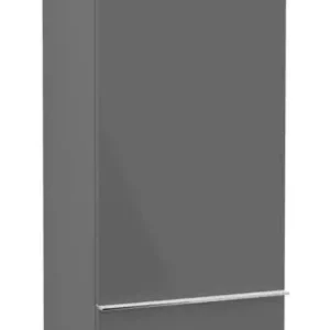 Neu Villeroy & Boch Venticello Hochschrank 1 Tür Anschlag rechts 404 x 347 x 1546 mm - Glossy Grey / Chrome