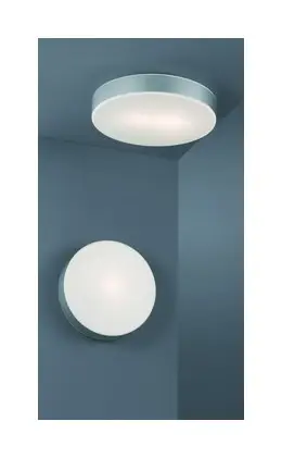Neue Ware Böhmer Anbauleuchte 2x57W HV-Halogenlampe titan matt E27 IP20 Glas opal