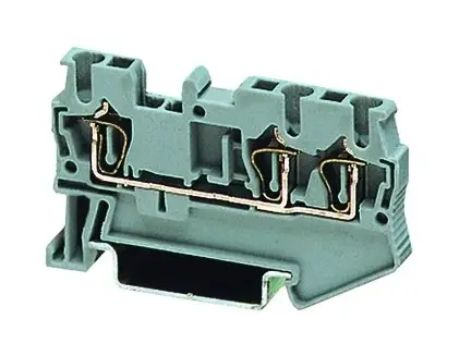Phoenix Reihenklemme 0,08-2,5qmm 1Etage grau 24A Hutschiene 35mm Expressversand