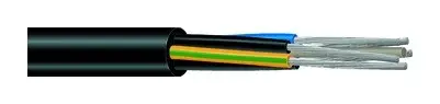 Gummischlauchleitung H05RR-F3G1,5 qmm, schwarz, 50 m (Verpackungseinheit 50 Meter) Begrenztes Angebot
