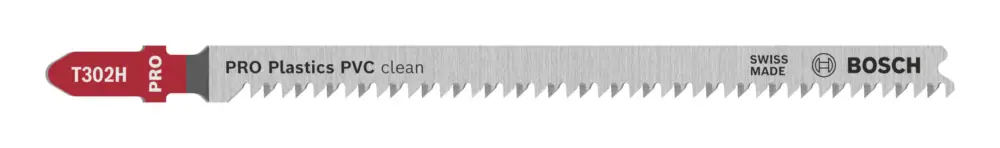 Bosch Pro Plastics PVC clean T302H Stichsägeblatt, 132 mm - 5er Pack Preiswert