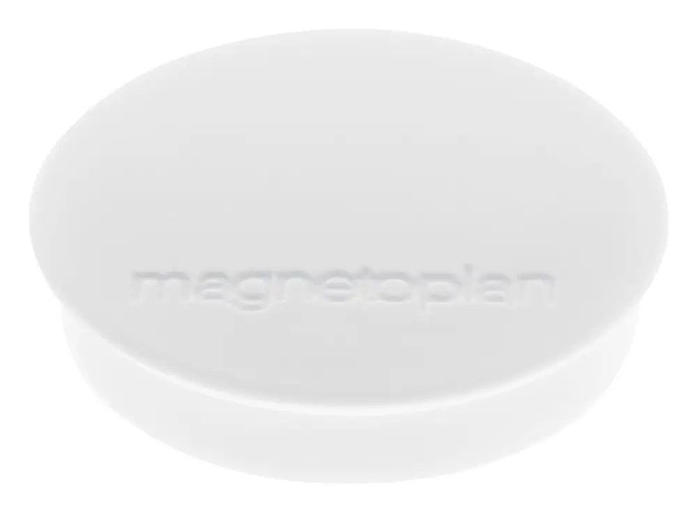 Jetzt Bestellen Magnetoplan Magnet D30mm VE10 Haftkraft 700 g weiss