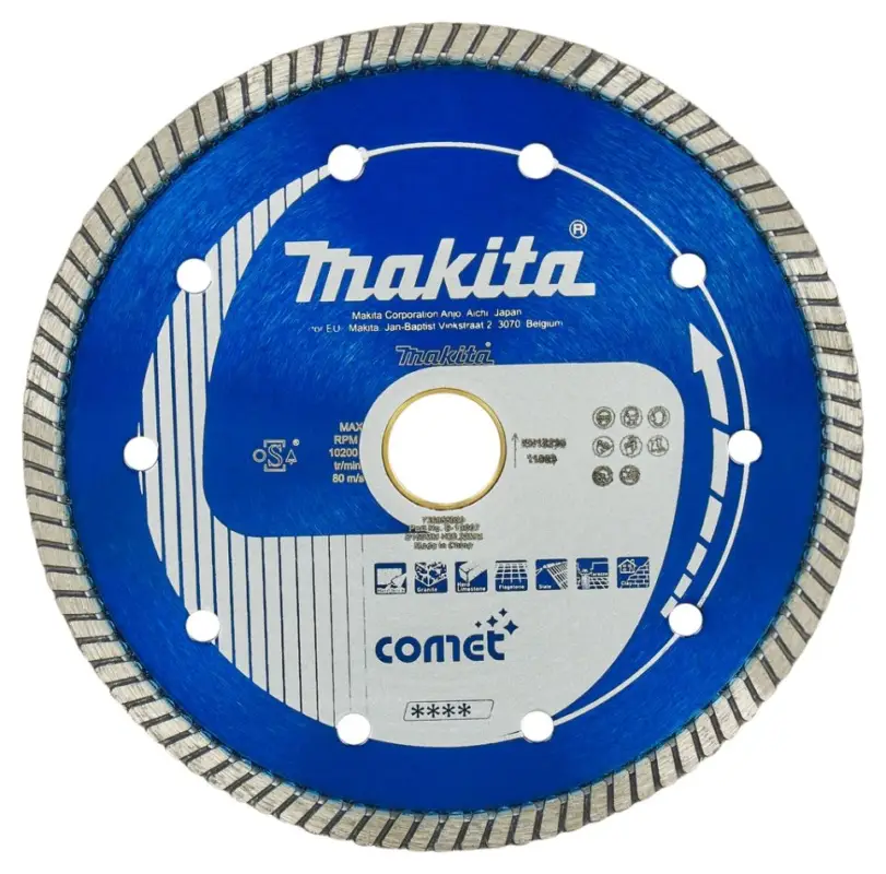 Sale Makita Accessoires B-13007 Diamantschijf 150 x 22,2 mm Blauw Turbo