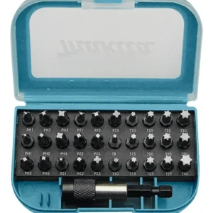 Direkt Vom Hersteller Makita Zubehör P-73374 31-teiliges Bitset in Kunststoffbox mit Gürtelclip.