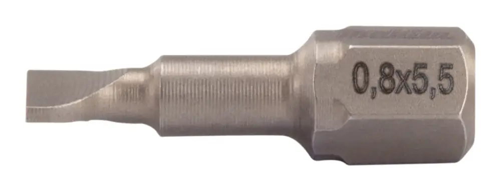Kracherpreis Makita Accessories P-53291 Screw bit slotted 0,8x25 mm 3 pcs.