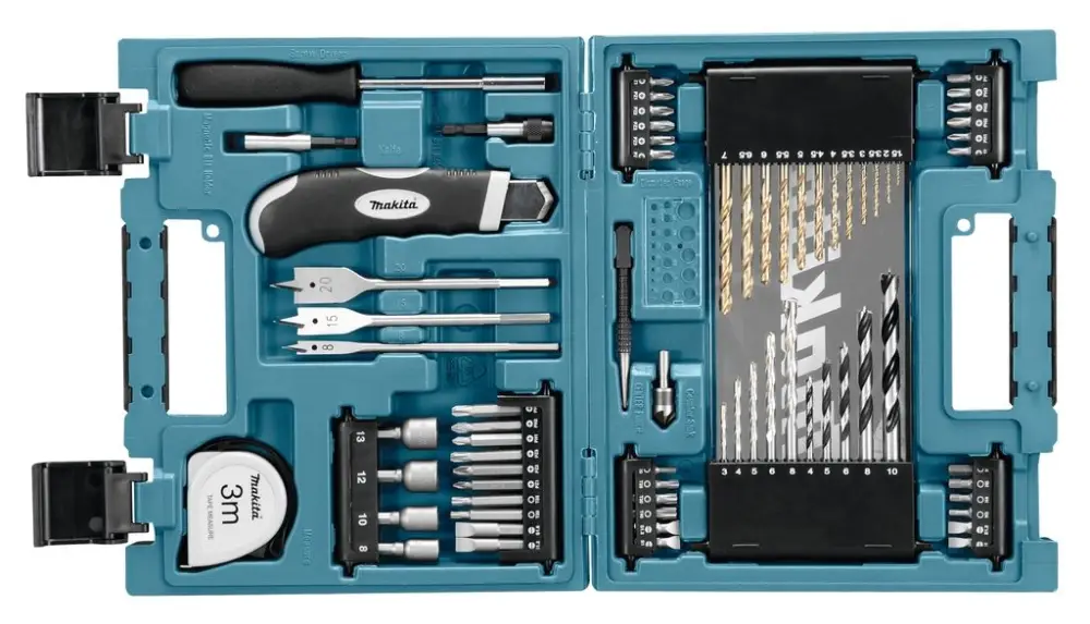 Top-Seller Makita Accessoires D-33691 71-delige boor/schroefset in hoog kwalitatieve koffer.