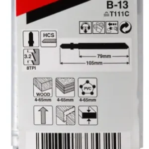 Beliebt Makita Zubehör B-07705 Stichsägeblatt B13 100 Stück