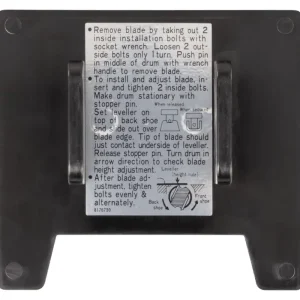 Makita Accessoires 155270-7 Plaque de réglage du rabot 1911B Sonderaktion