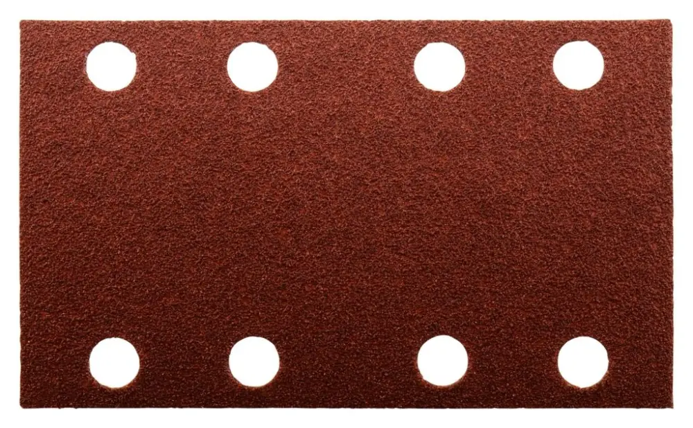 Sonderaktion Makita Accesorios P-42189 Hoja de lija 80x133 mm Grano 60 ROJO 10 unid.