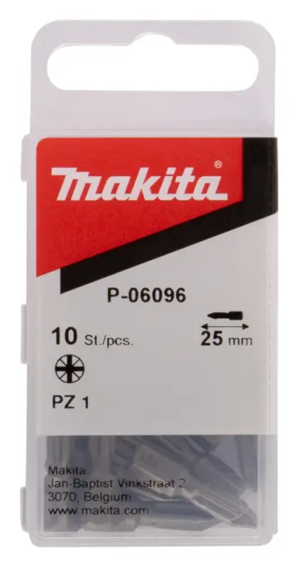 Makita Zubehör P-06096 Schraubenbit PZ1x25 10 Stück. Billig