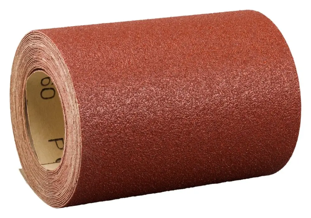 Markenprodukt Makita Akcesoria P-38118 Rolka papieru ściernego 120mm x 5 mtr. Ziarno 60 CZERWONY