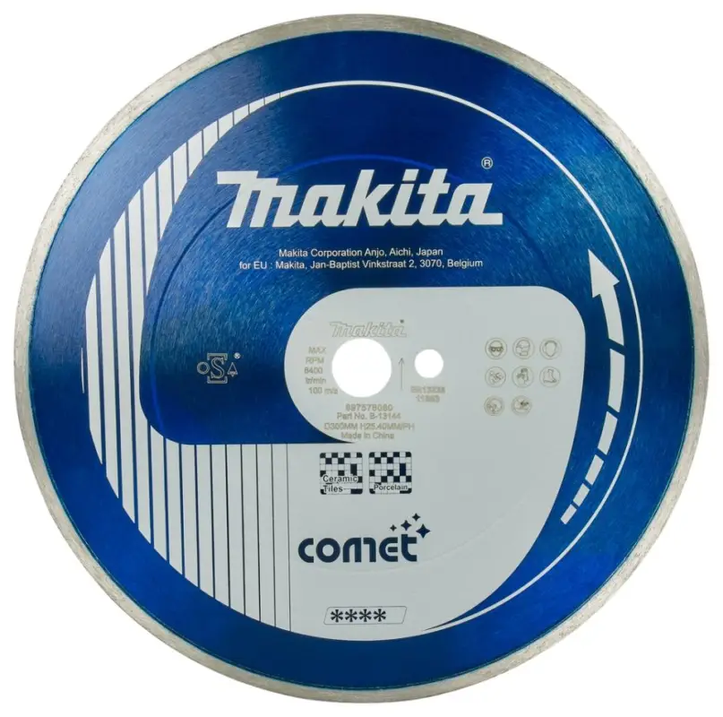Makita Zubehör B-13144 Diamantscheibe 300 x 20mm Blaues Vollband Mega-Angebot