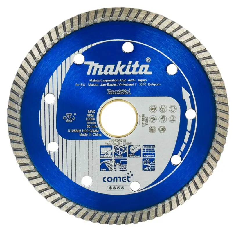 Makita Zubehör B-12996 Diamantsch. 125x22,23 Comet Direkt Vom Hersteller