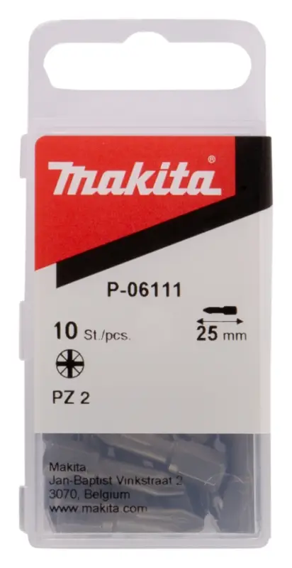 Sonderangebot Makita Akcesoria P-06111 Końcówka do wkrętów PZ2x25 10 szt.