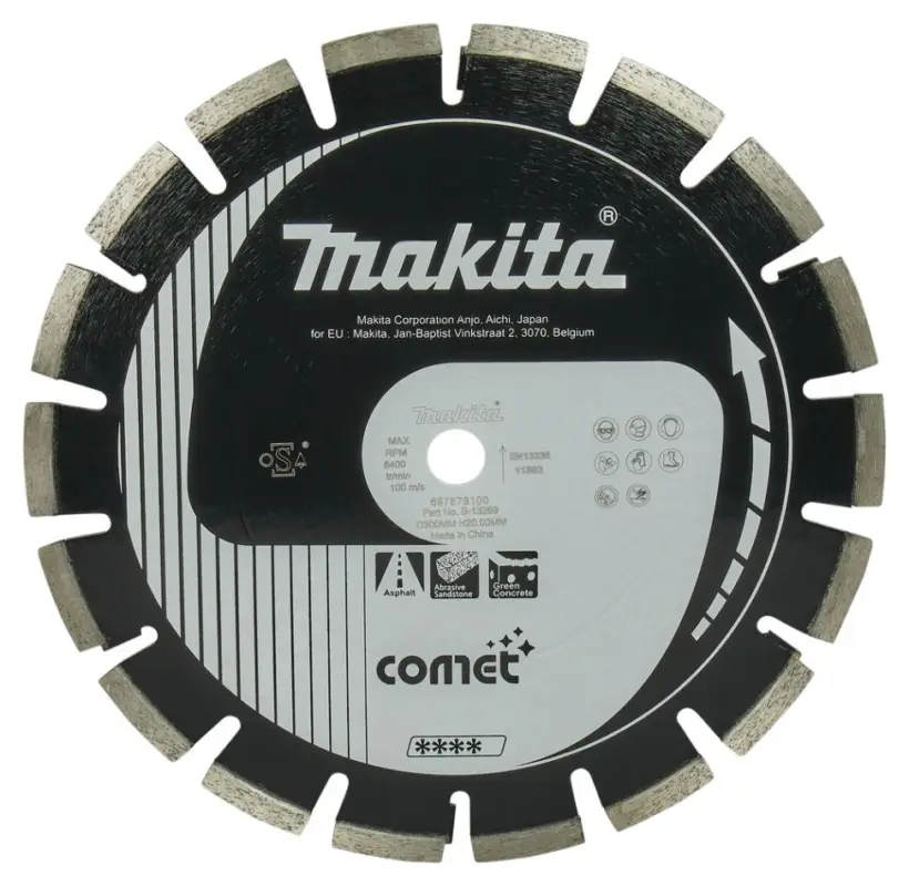 Preis Gesenkt Makita Zubehör B-13269 Diamantscheibe 300x20 Asphalt