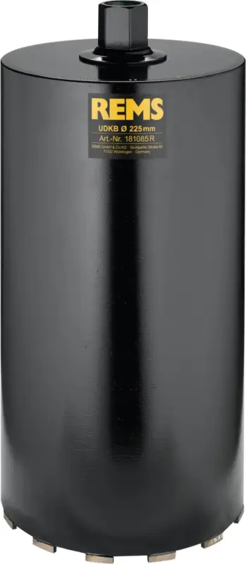 Rems 181085 R UDKB 225x420xUNC 1 1/4 Broca de diamante húmeda/seca Finale Aktion