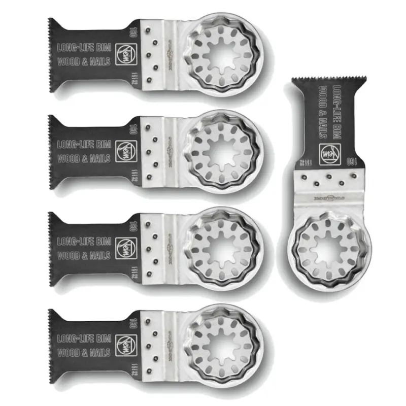 Fein Zubehör 63502160230 E-Cut Bi-Metall Long-Life Sägeblatt SL 35 x 50 5 Stück Finale Aktion