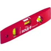Sola 01430601 PTM5/20 Kunststoff-Wasserwaage + Magnetstreifen 20 cm Must-Have