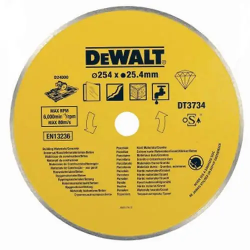Jetzt Kaufen DeWALT Accessoires DT3734-XJ Diamantzaagblad 250x25,4 Steen